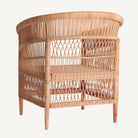 Sillón de ratán con cojín Sant Josep
