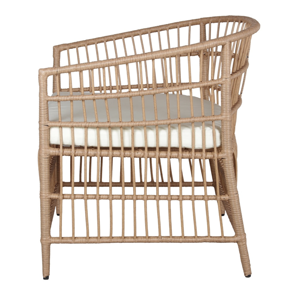Sillón de ratán sintético Gioele