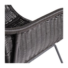 Sillón de exterior de ratán sintético gris Madeira
