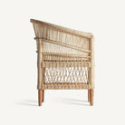 Sillón de ratán y madera mindi Sant Josep