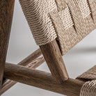 Sillón de roble y cuerda Es Figueral