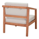 Sillón de teca con cojín Ravi