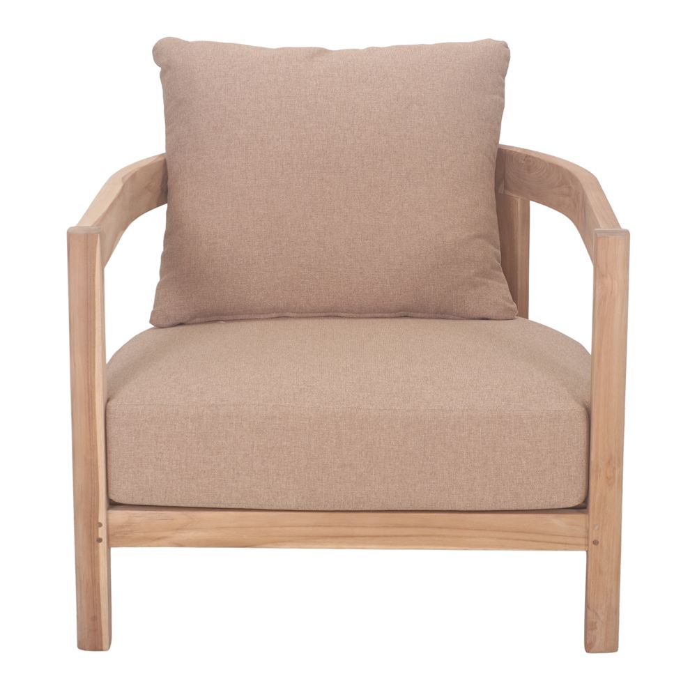 Sillón de teca con cojines Frida