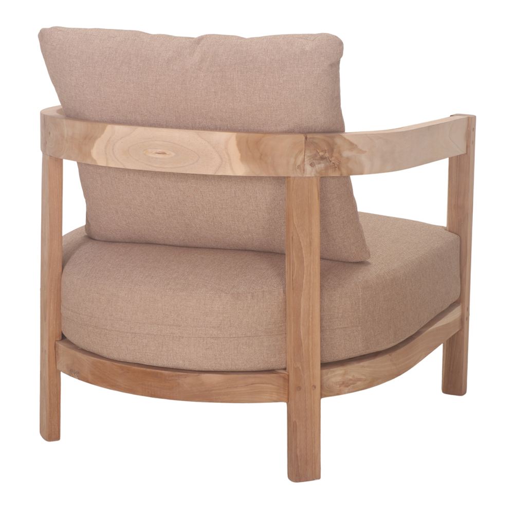 Sillón de teca con cojines Frida
