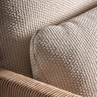 Sillón de teca reciclada con cojines beige Cala Codolar