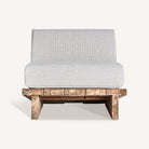 Sillón de teca reciclada y polipropileno Koločep