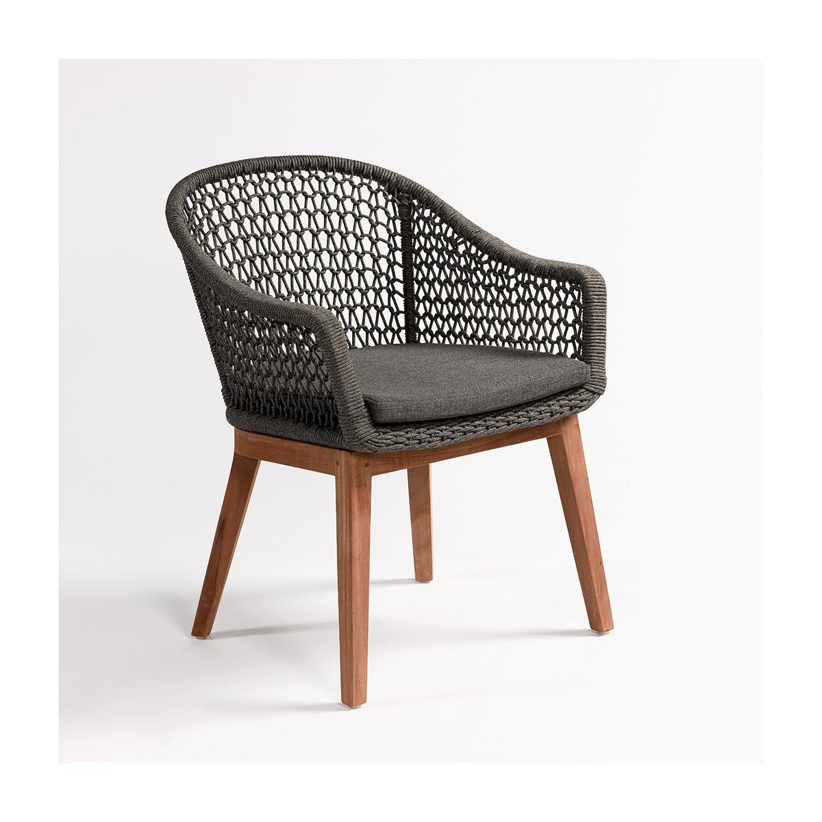 Sillón de teca y cuerda Alháquime