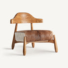 Sillón de teca y piel Fažana