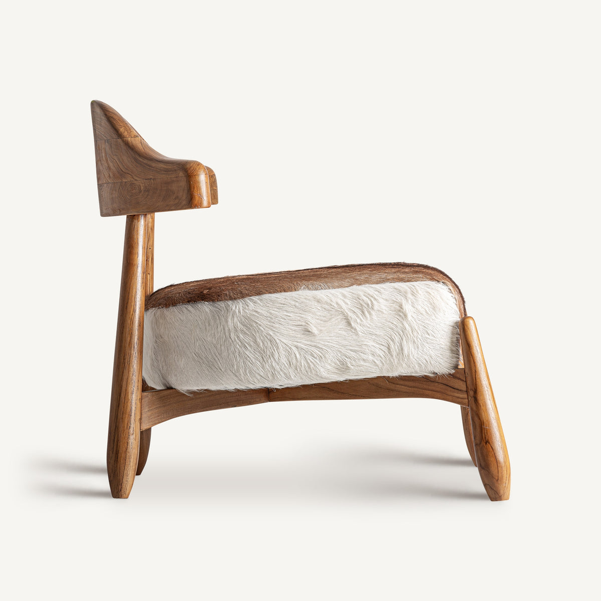 Sillón de teca y piel Fažana