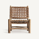 Sillón de teca y ratán Cala Pada