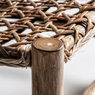 Sillón de teca y ratán Cala Pada