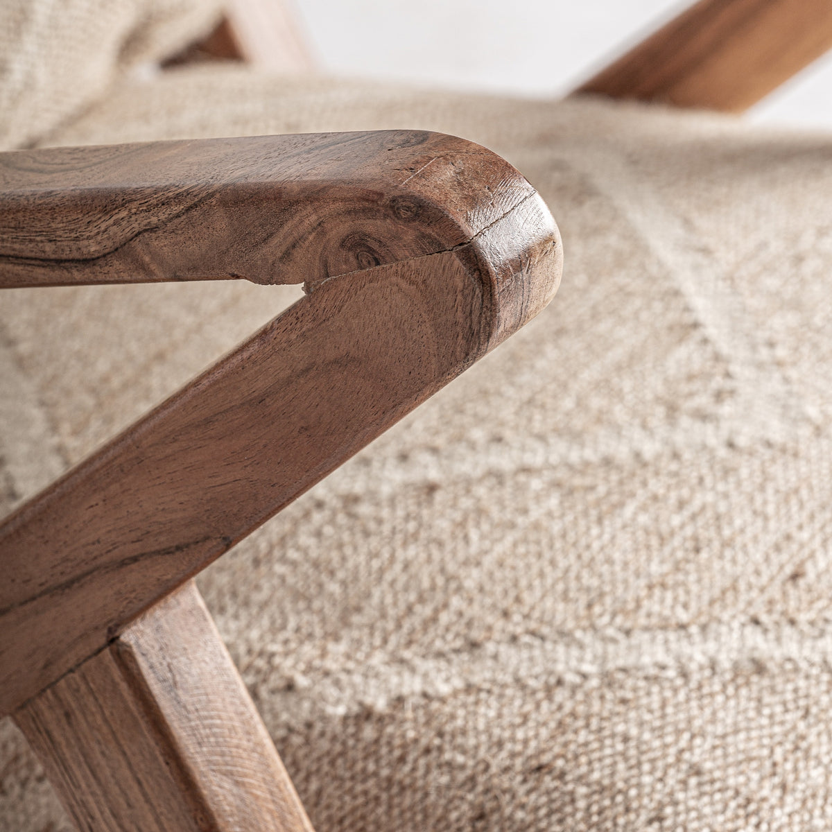 Sillón de yute y mango Santa Eulària