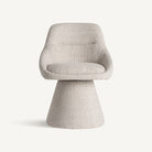 Sillón giratorio de algodón beige Sant Carles