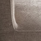 Sillón giratorio de chenilla beige Sant Miquel