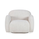 Sillón giratorio de tela Noicattaro
