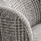 Sillón giratorio tapizado gris Sant Llorenç
