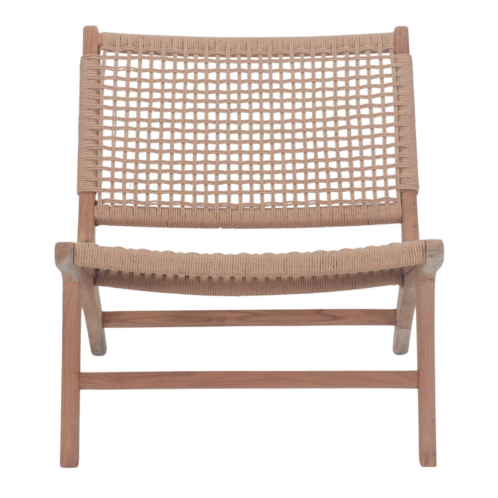 Sillón lounge de teca Rufino