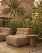Sillón modular de exterior de olefina reciclada Chopin