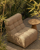 Sillón modular de exterior de olefina reciclada Chopin