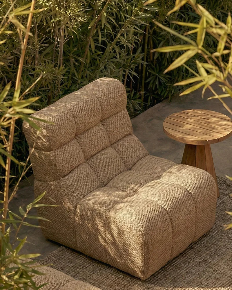 Sillón modular de exterior de olefina reciclada Chopin