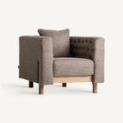 Sillón tapizado beige Cala Llonga