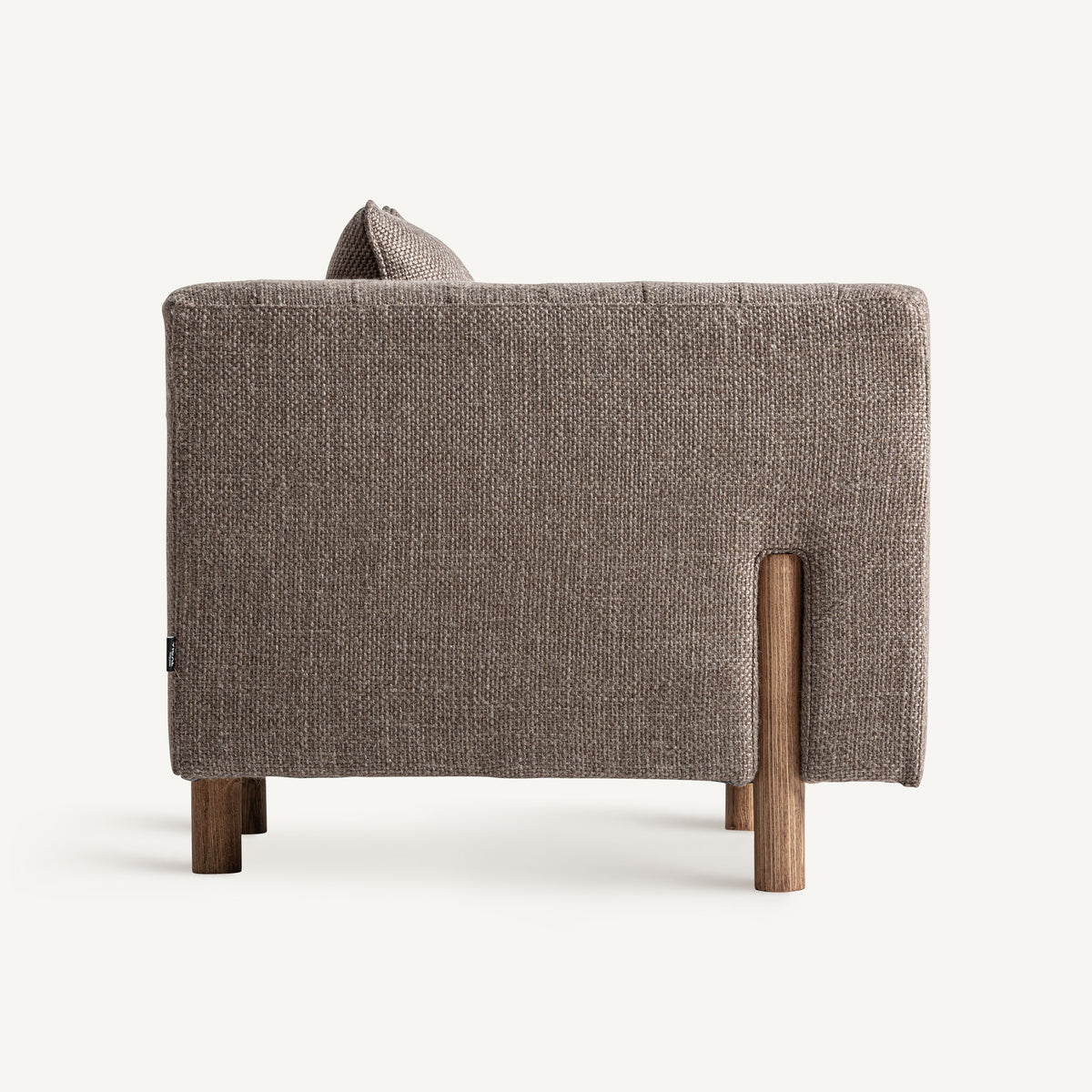 Sillón tapizado beige Cala Llonga