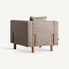 Sillón tapizado beige Cala Llonga
