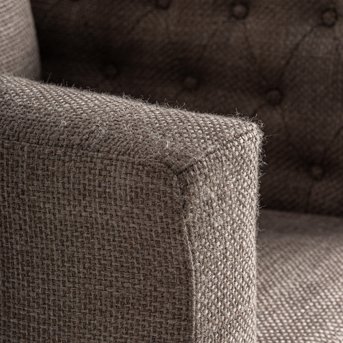 Sillón tapizado beige Cala Llonga
