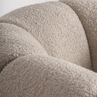 Sillón tapizado blanco roto y cobre Sant Antoni