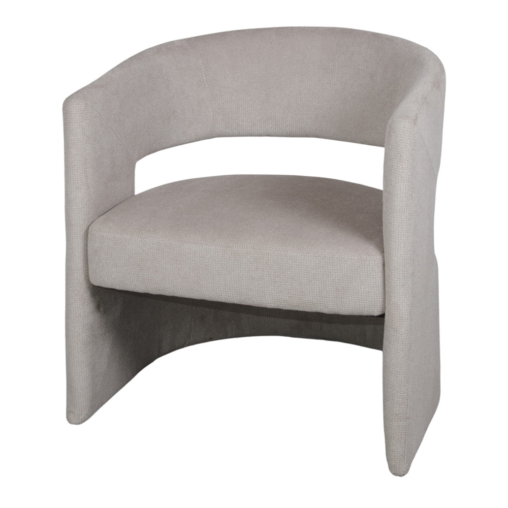 Sillón tapizado con brazos Narcisa