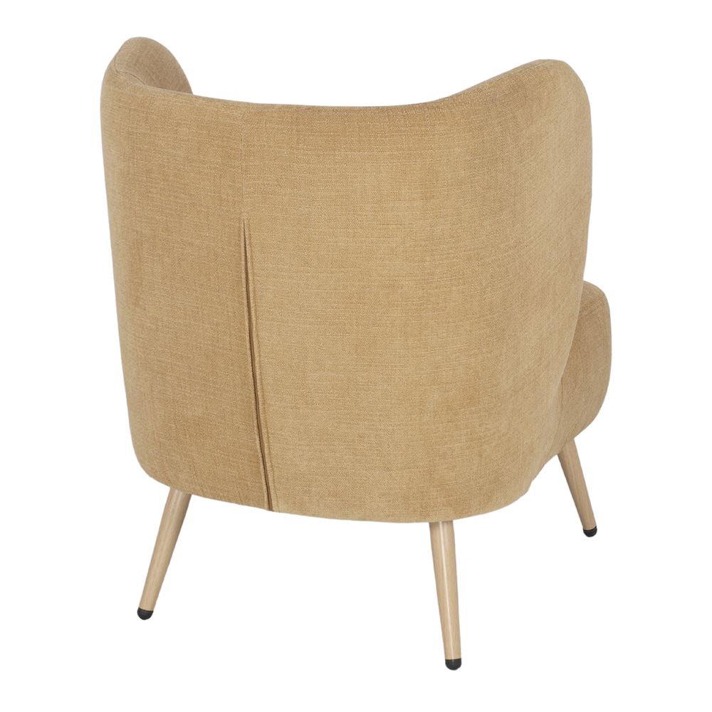 Sillón tapizado con patas de aguja Joel