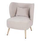 Sillón tapizado con patas de aguja Joel