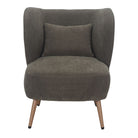 Sillón tapizado con patas de aguja Joel