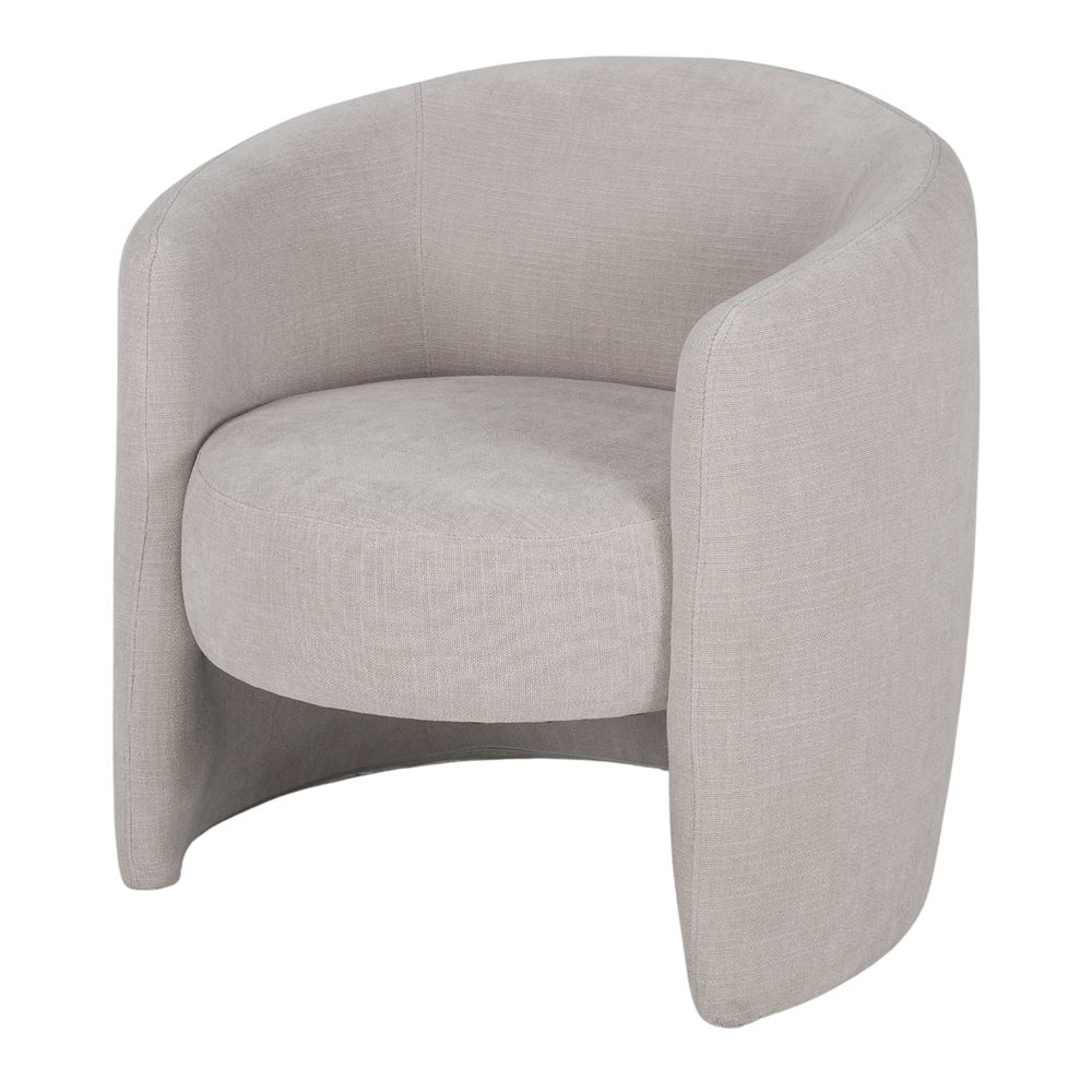 Sillón tapizado curvo Diphda