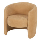 Sillón tapizado curvo Diphda