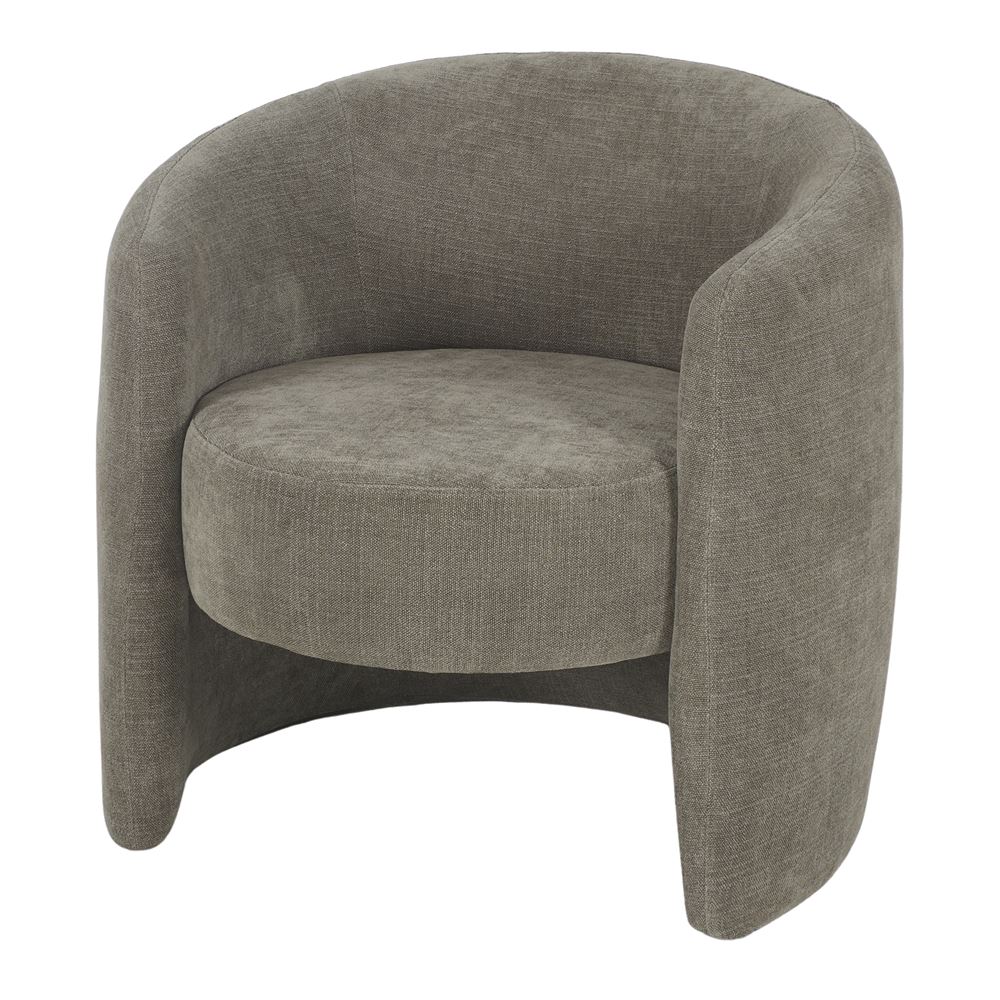 Sillón tapizado curvo Diphda