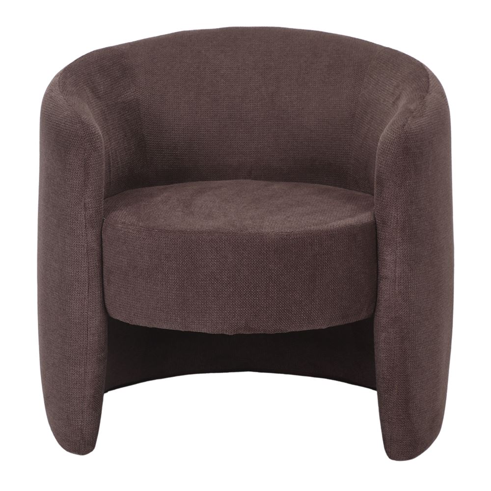 Sillón tapizado curvo Diphda