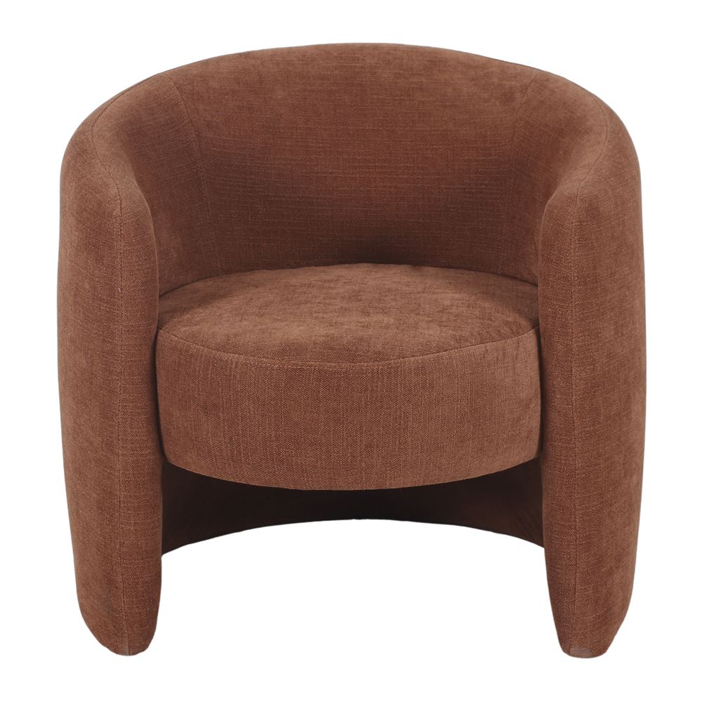 Sillón tapizado curvo Diphda