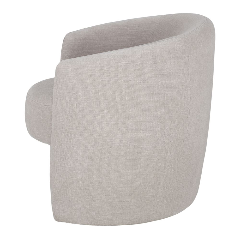 Sillón tapizado curvo Diphda
