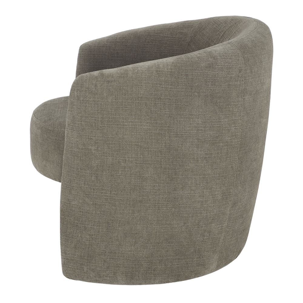 Sillón tapizado curvo Diphda