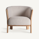 Sillón tapizado marrón Cala Martina