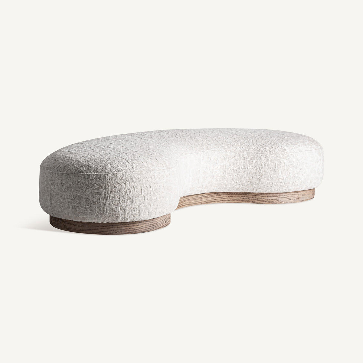 Sofá bajo tapizado Sartène 190 cm