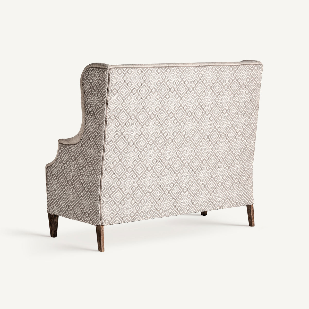 Sofá banqueta tapizado beige Es Puig