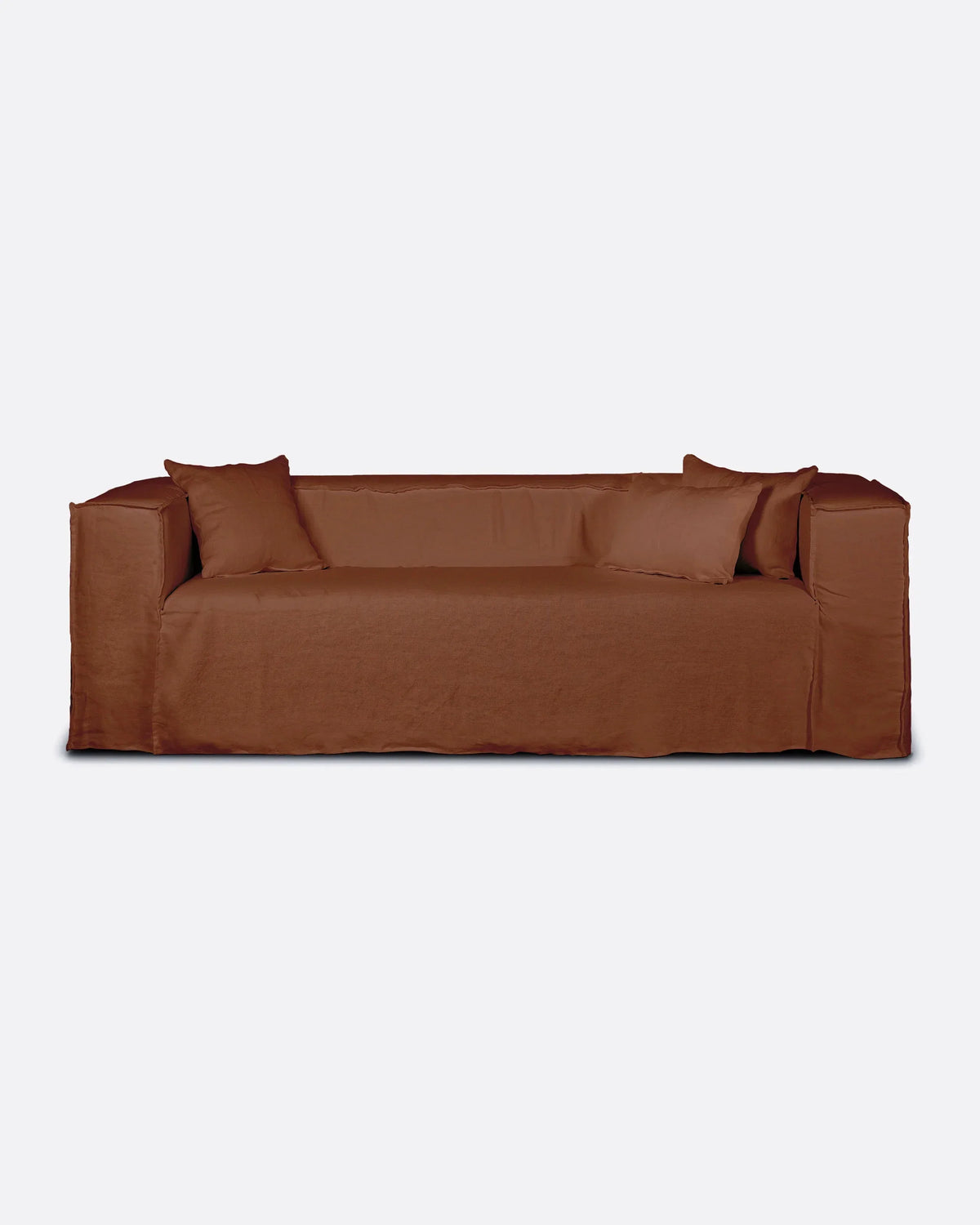 Sofá con funda de lino Strozzi