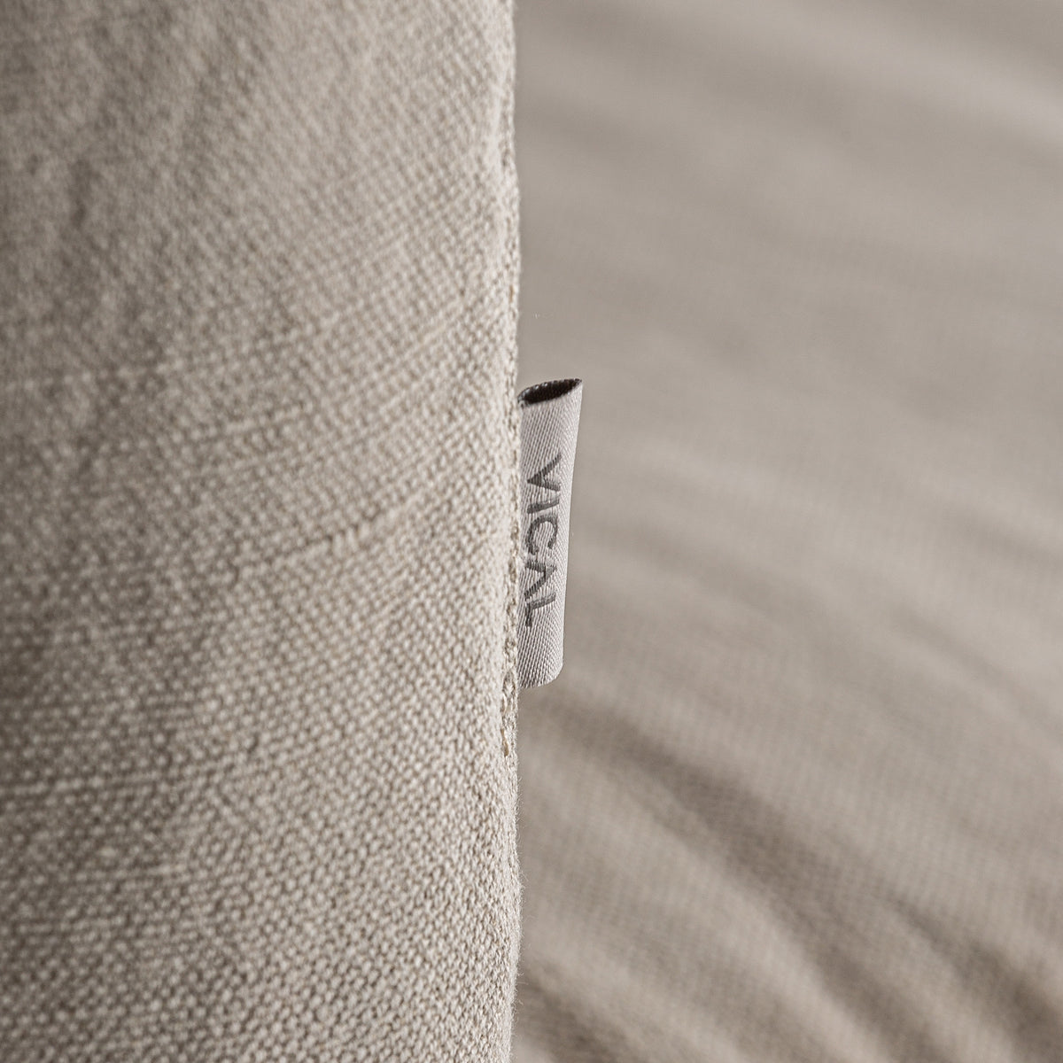 Sofá de lino beige Cargèse
