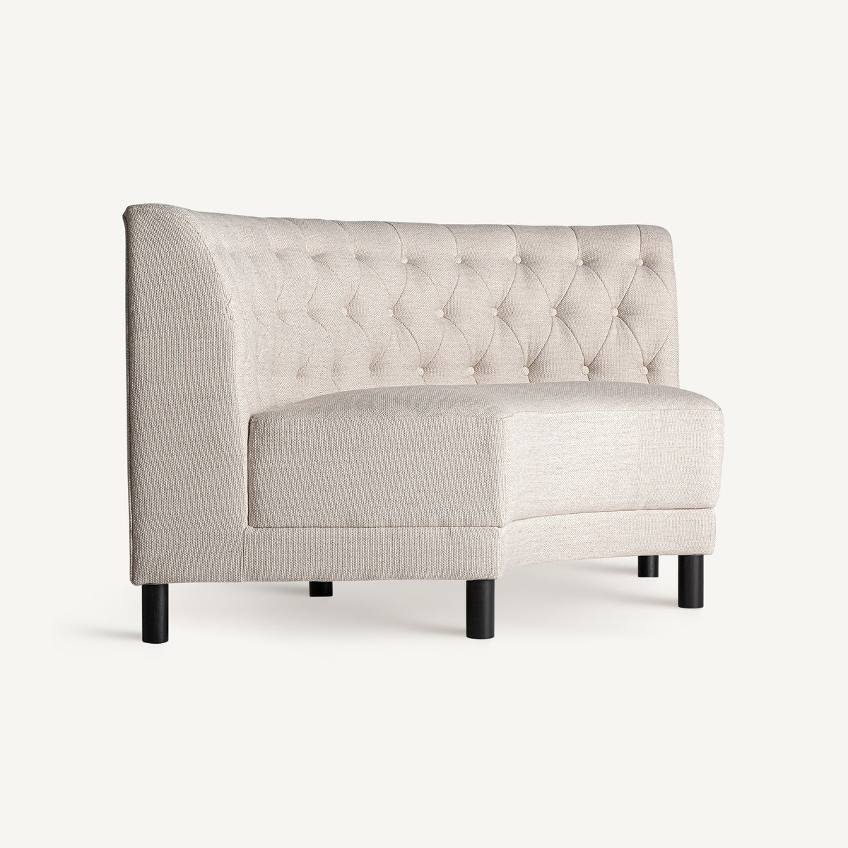 Sofá modular de pino y poliéster Sète 176 cm
