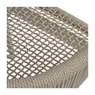 Silla de comedor de exterior de cuerda y aluminio Liérganes