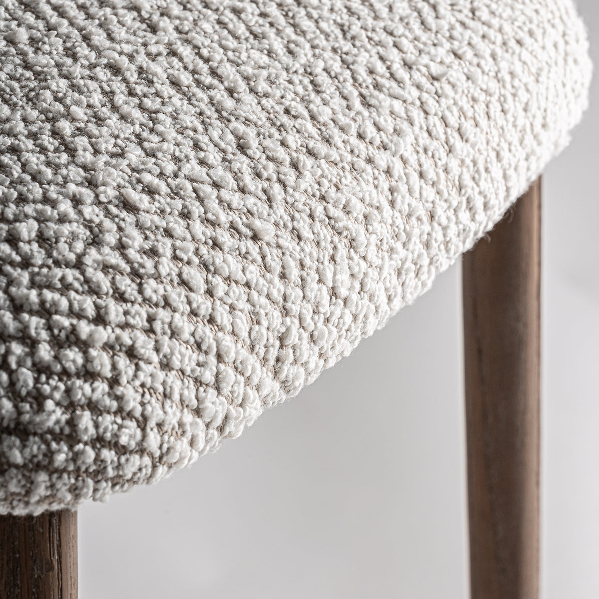Taburete alto de fresno Valbonne beige 105 cm