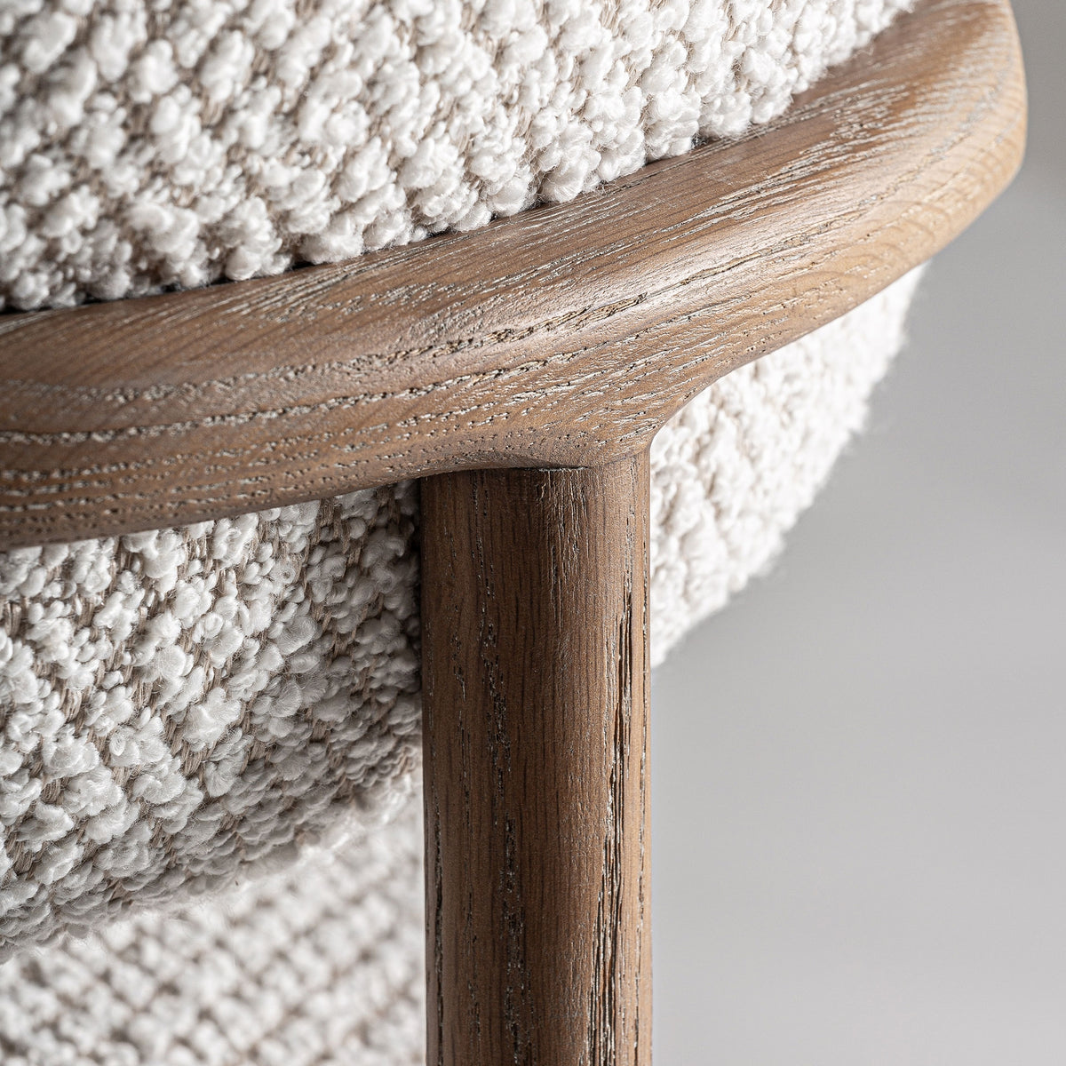 Taburete alto de fresno Valbonne beige 105 cm