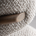 Taburete alto de fresno Valbonne beige 105 cm